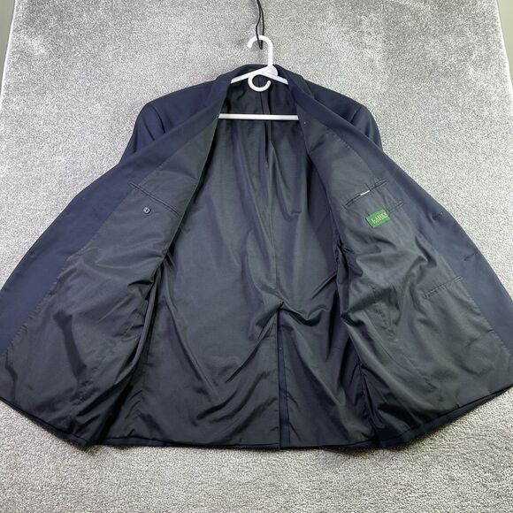 Lauren Ralph Lauren Jacket Men’s 46L Navy Blue Lined Wool Gold Tone Buttons - Picture 3 of 15